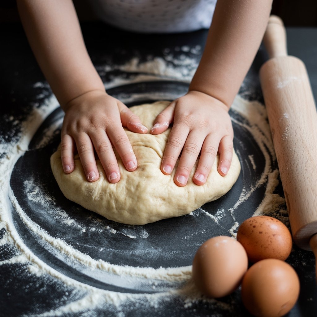 Teaching My Daughter to Knead Dough: A Lesson in Patience and Love - teaching daughter to knead dough
