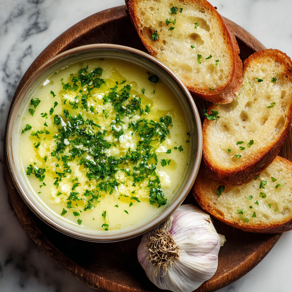 Czech Garlic Soup - Czech Garlic Soup