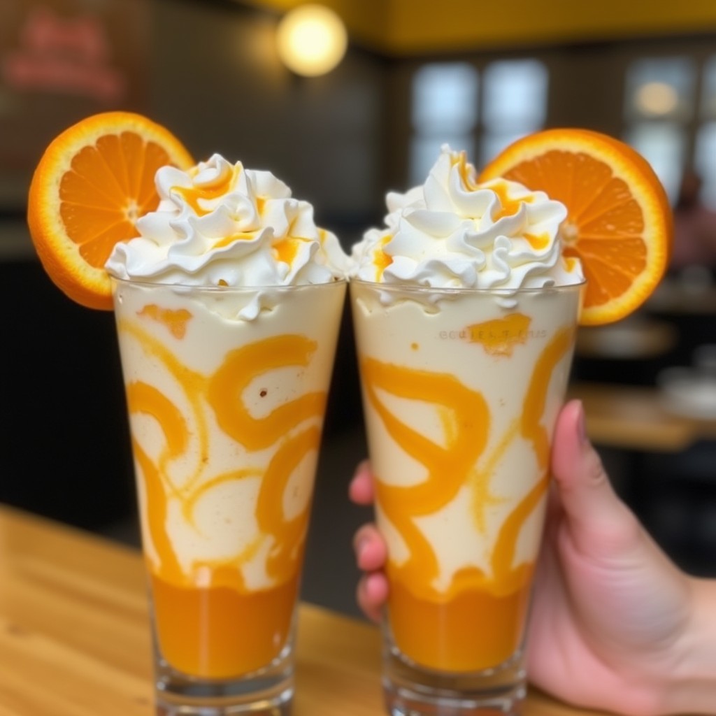 Creamy Boozy Orange Creamsicle Float Recipe - F3 Thumb Creamy Boozy Orange Creamsicle Float