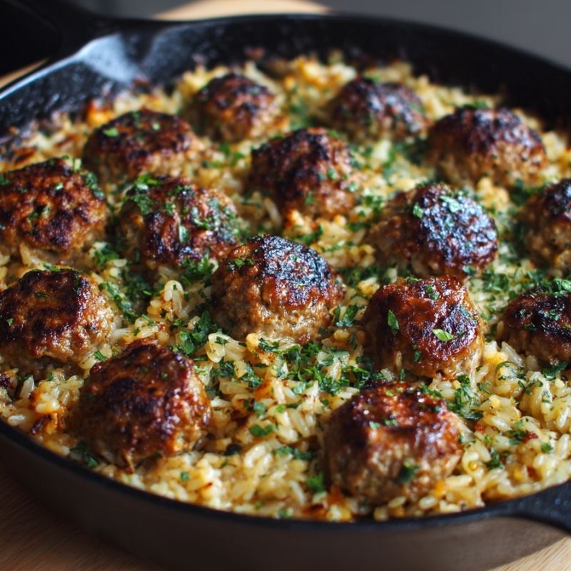 Ultimate Honey Garlic Meatball Rice Bake - PP102 Thumb Ultimate Honey Garlic Meatball Rice Bake