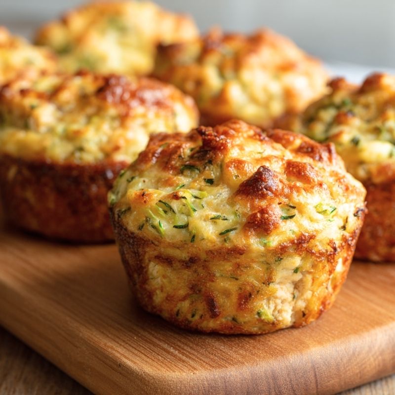 Delicious Chicken, Cheese, And Zucchini Muffins - PP104 Thumb Delicous Chicken Cheese And Zucchini Muffins