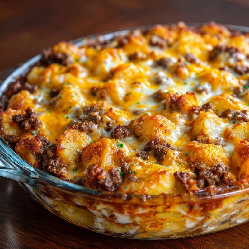 Homestyle Hamburger Potato Casserole - PP106 Thumb Homestyle Hamburger Potato Casserole
