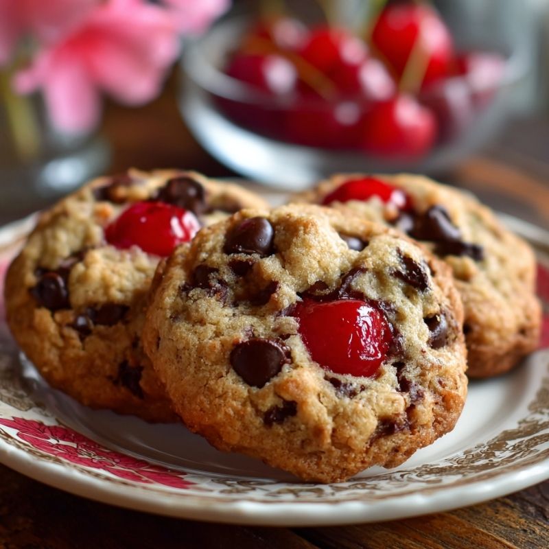 Blissful Maraschino Cherry Chocolate Chip Cookies - PP156 Thumb Blissful Maraschino Cherry Chocolate Chip Cookies