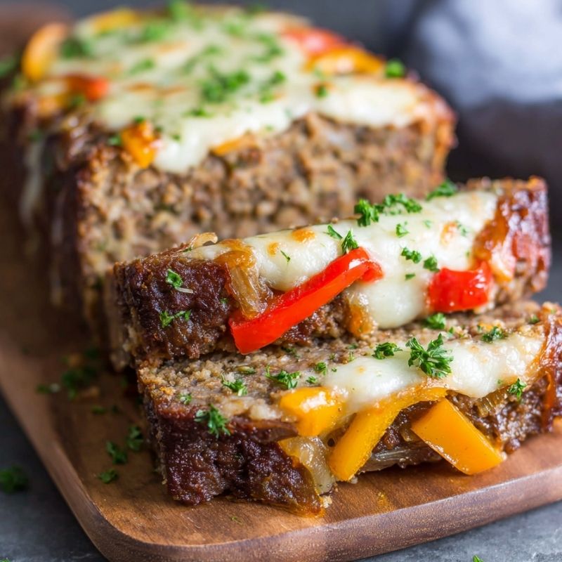 Ultimate Philly Cheesesteak Meatloaf - PP158 Thumb Ultimate Philly Cheesesteak Meatloaf