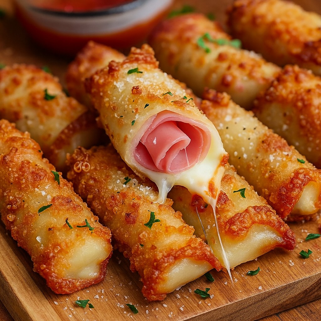Delicious Baked Ham And Cheese Mozzarella Sticks - PP384 Thumb Delicious Baked Ham And Cheese Mozzarella Sticks