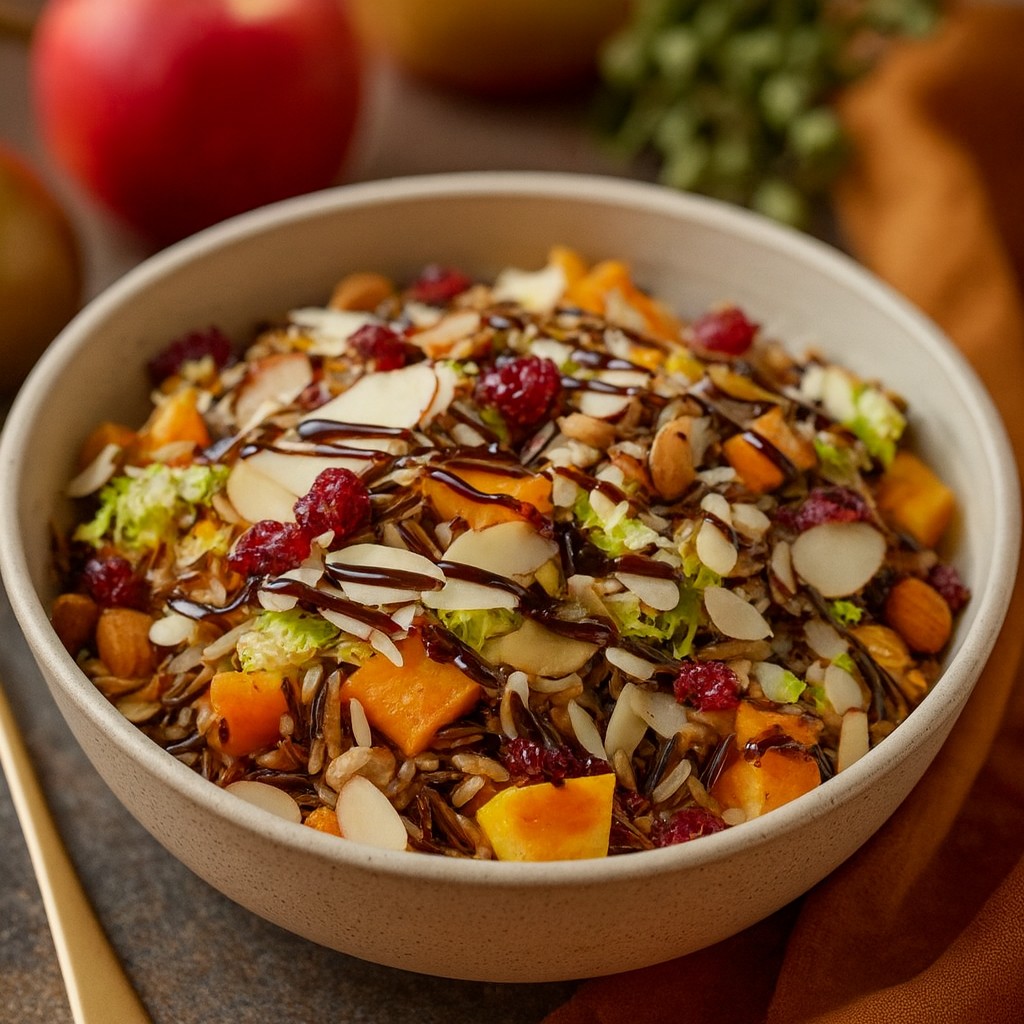 Comforting Rice Harvest Bowls With Fig Balsamic Vinaigrette - PP388 Thumb Comforting Rice Harvest Bowls With Fig Balsamic Vinaigrette
