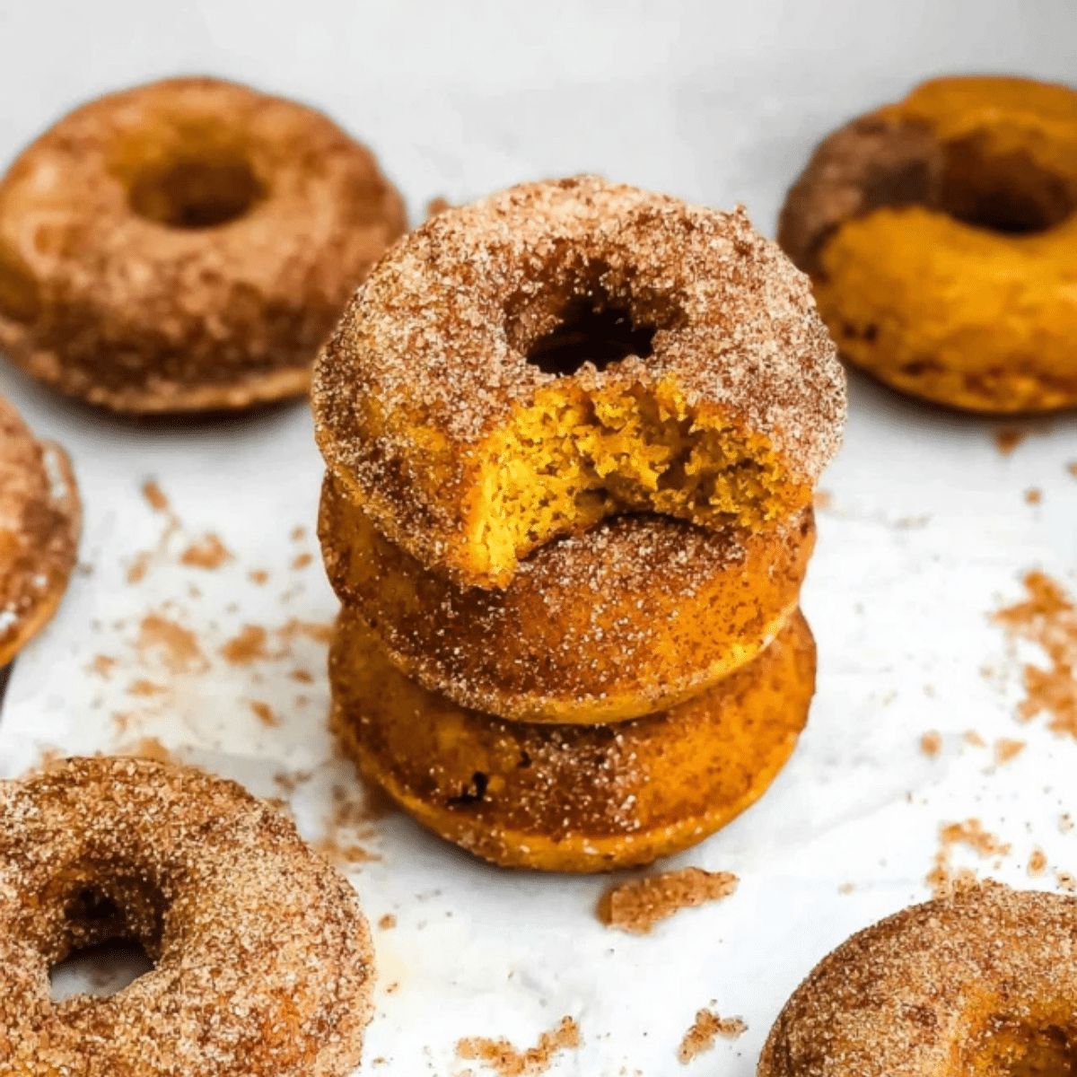 Soft-Baked Gluten-Free Pumpkin Donuts