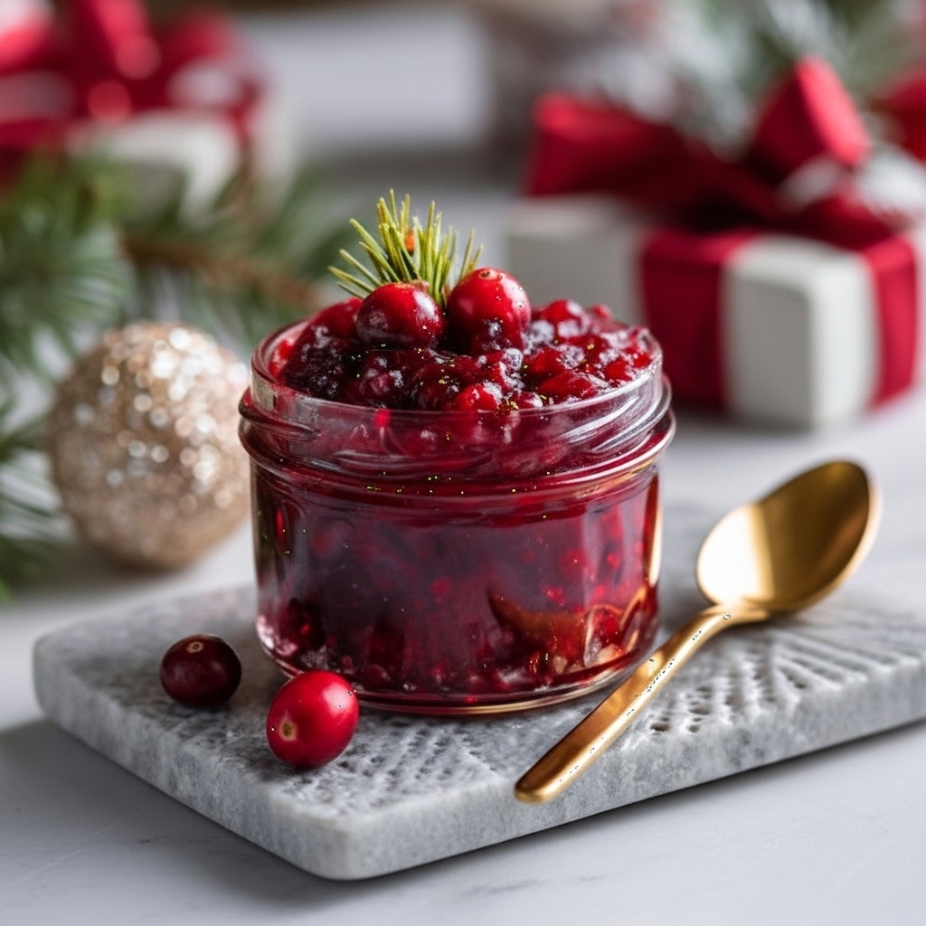 Fragrant Christmas Cranberry Jam