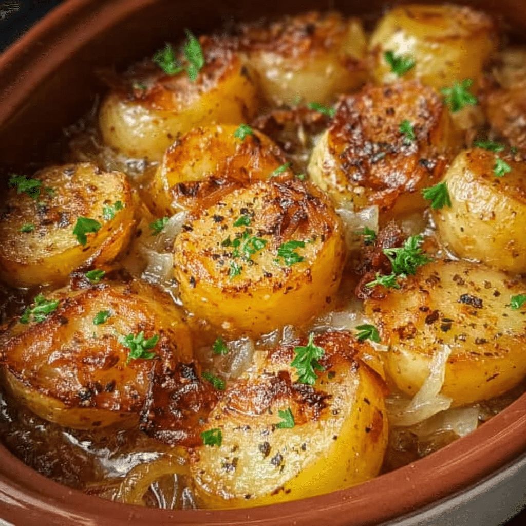 Hearty Slow Cooker Lipton Onion Potatoes