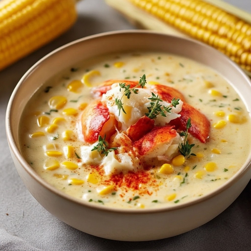 Creamy Bobby Flays Crab And Corn Chowder