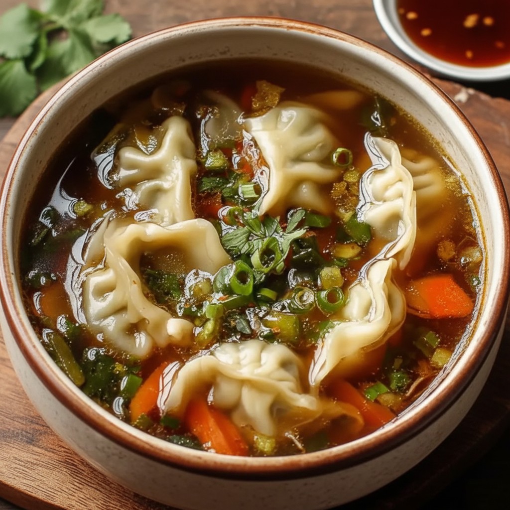 Comforting Potsticker Soup