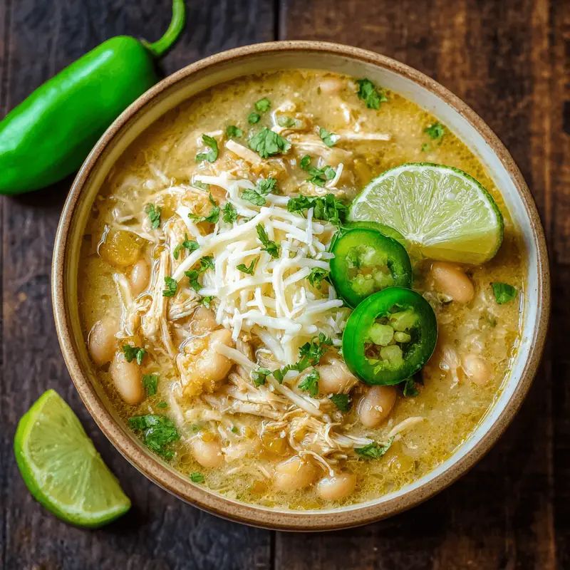 Creamy Jalapeño White Chicken Chili