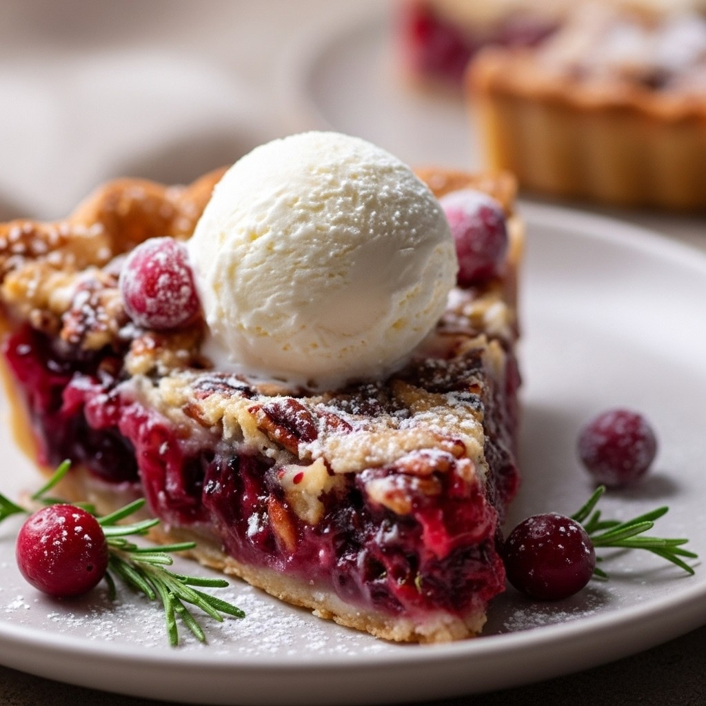 Easy Nantucket Holiday Cranberry Pie