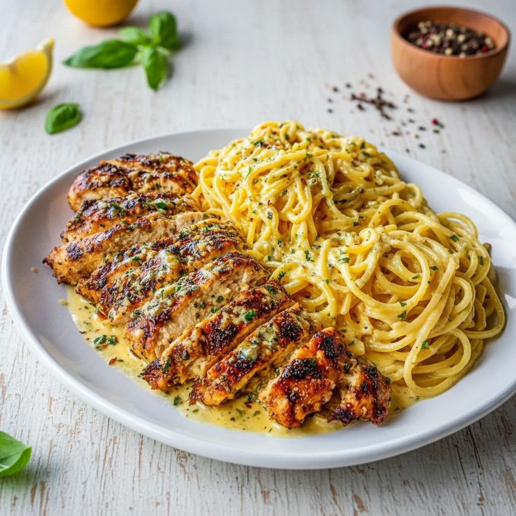 Cheesy Chicken Spaghetti