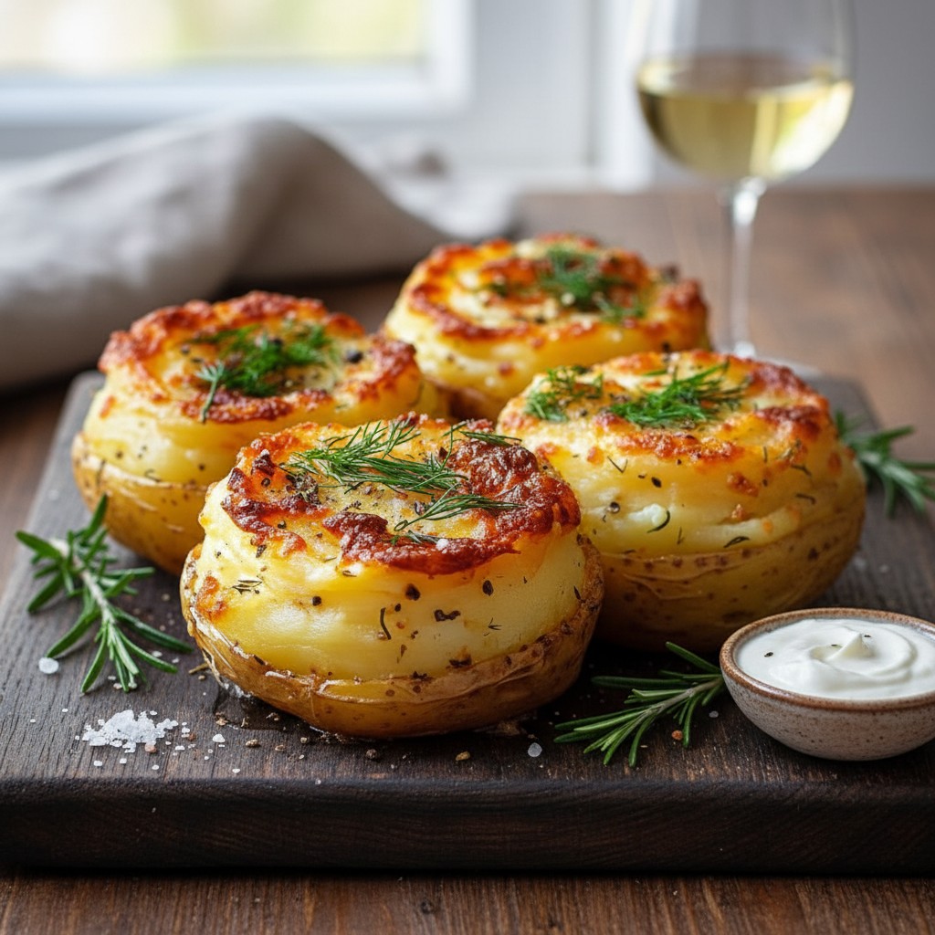 Stuffed Mashed Potato Nests - PP725 Thumb Stuffed Mashed Potato Nests