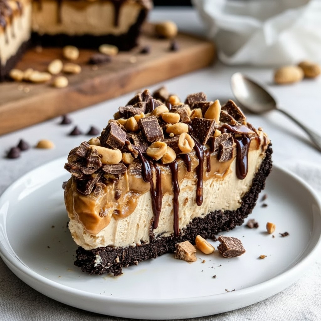 Creamy Chocolate Peanut Butter Pie