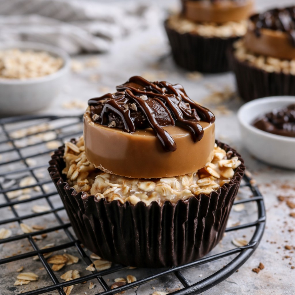 Dark Chocolate Oatmeal Cups - PP784 Thumb Dark Chocolate Oatmeal Cups