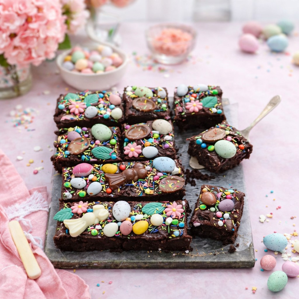 Savory Easter Traybake Cake