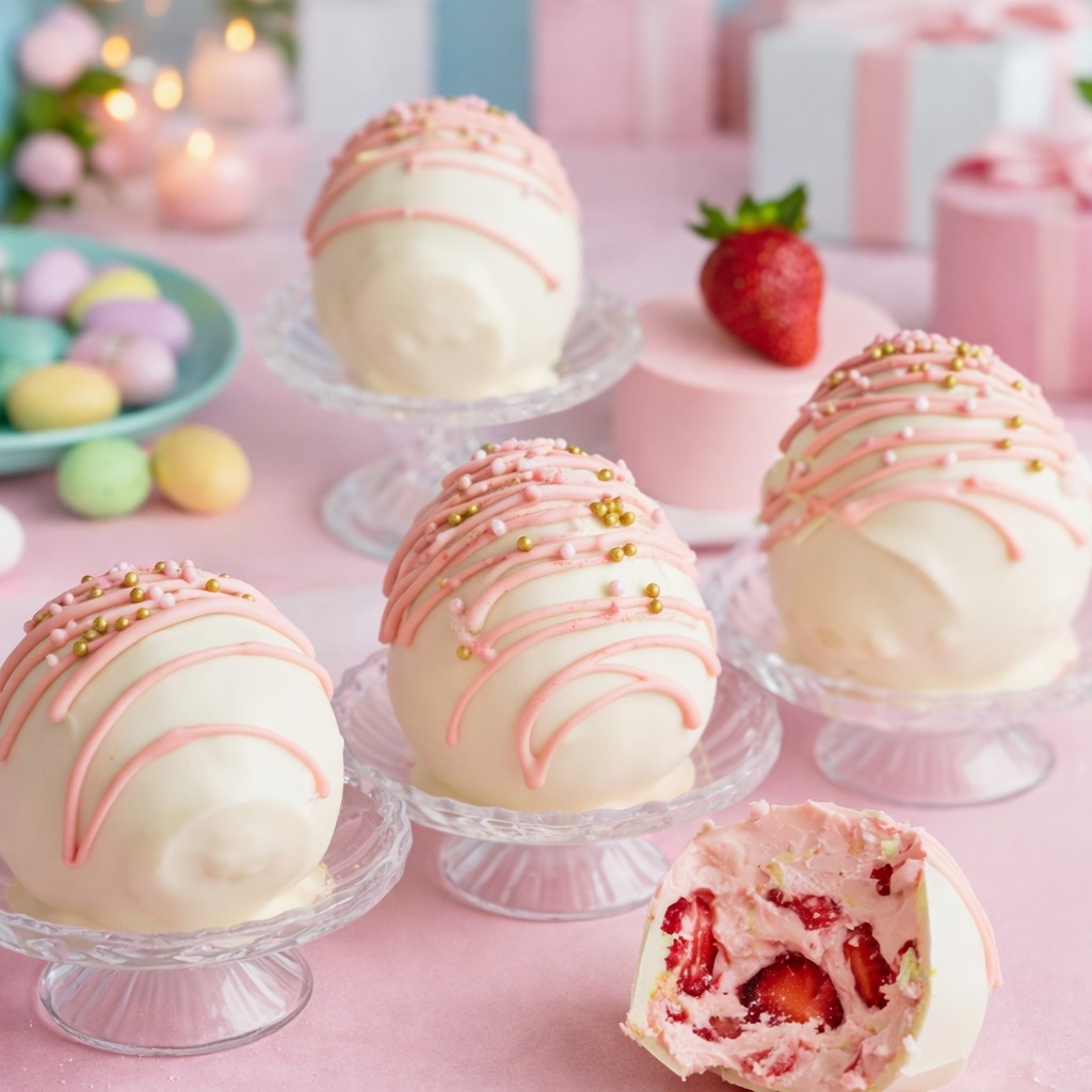 Delightful Strawberry Shortcake Easter Egg Bombs - PP828 Thumb Delightful Strawberry Shortcake Easter Egg Bombs
