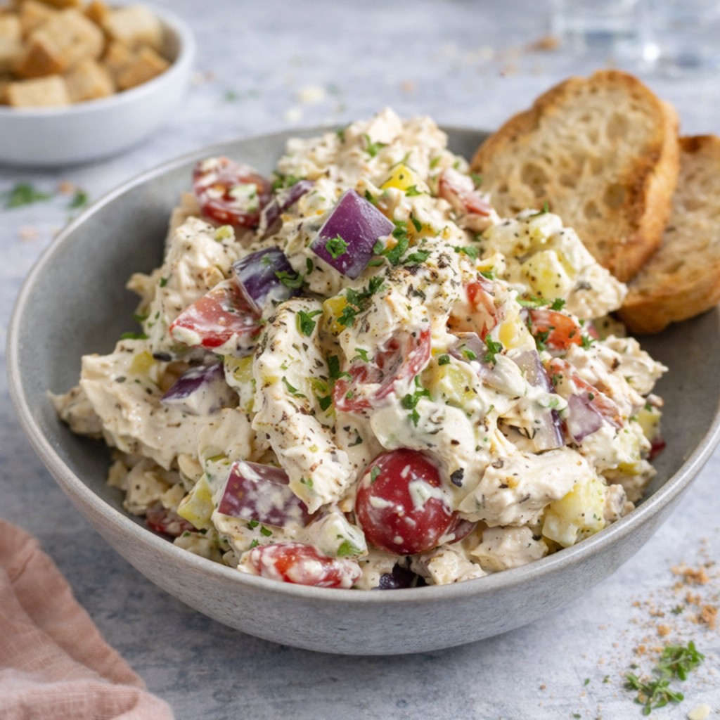 Hearty Italian Grinder Chicken Salad - PP846 Thumb Hearty Italian Grinder Chicken Salad