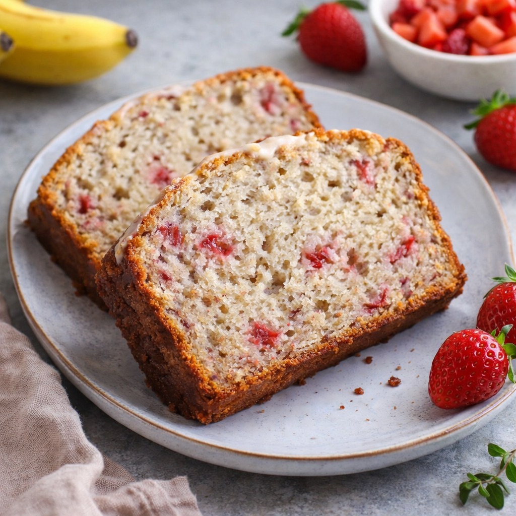 Moist Strawberry Banana Bread - PP862 Thumb Moist Strawberry Banana Bread