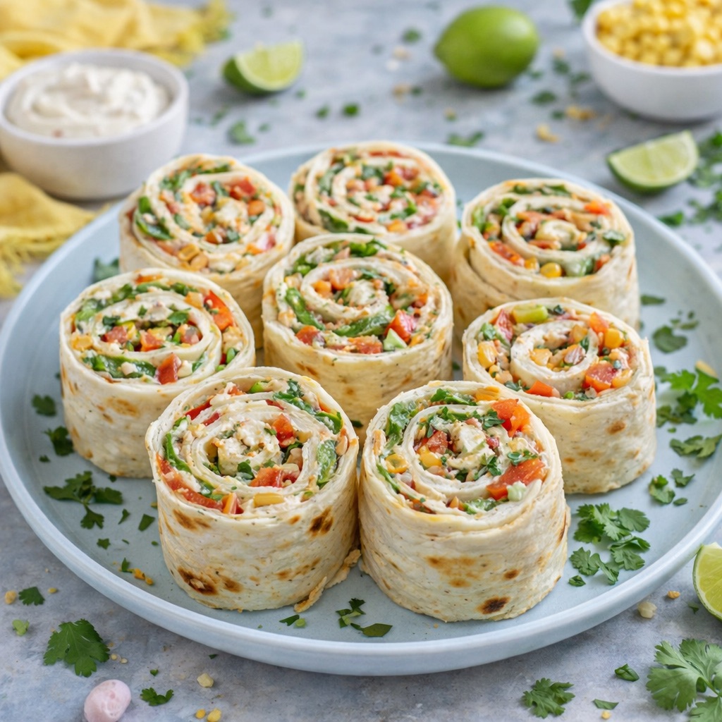 Vegan Veggie Pinwheels With Broccoli And Carrots