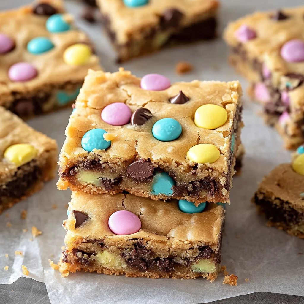 Easter Cake Mix Cookie Bars