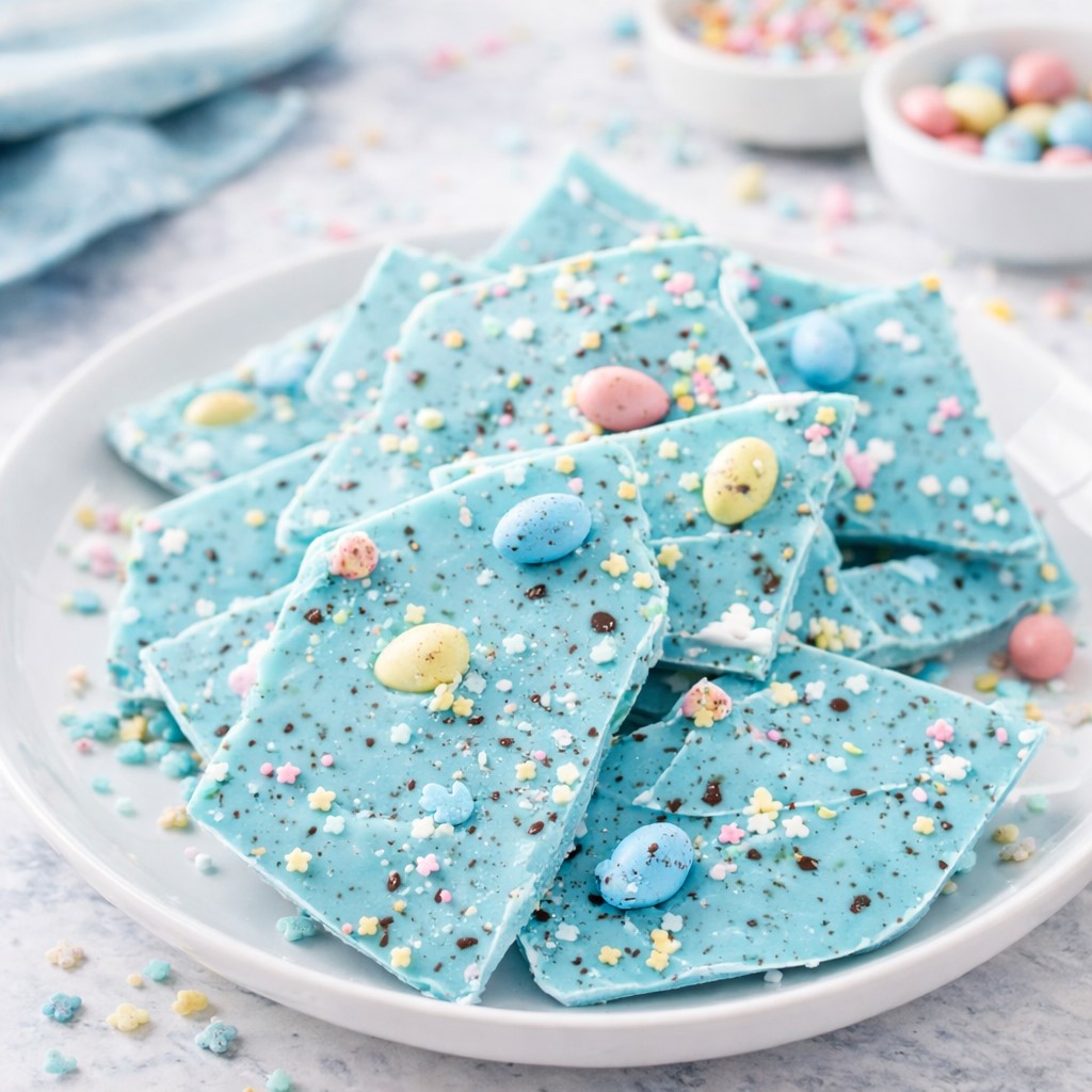 Festive Robin Egg Easter Bark - PP877 Thumb Festive Robin Egg Easter Bark