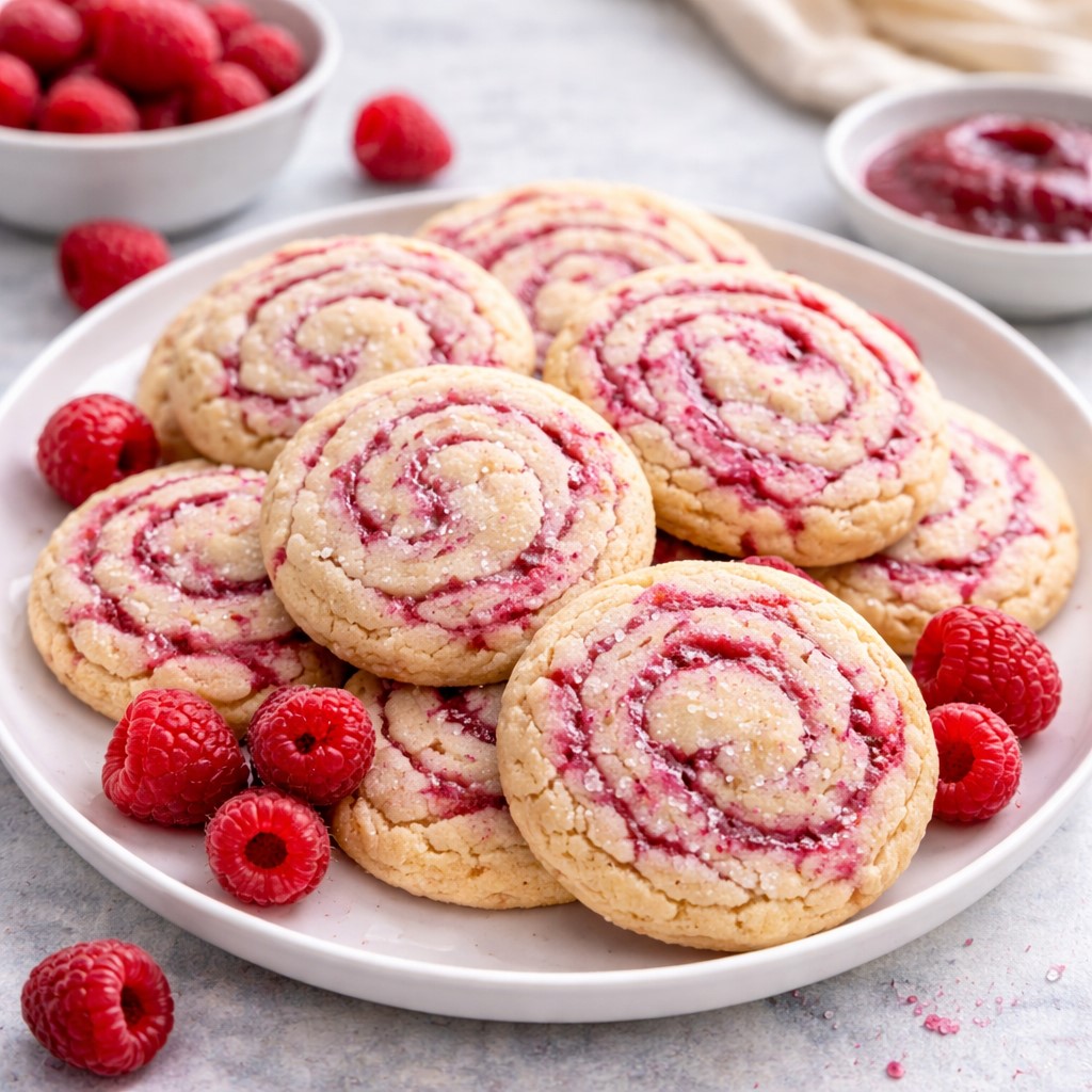 Soft Raspberry Sugar Cookies