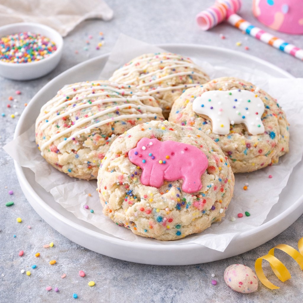 Levain Bakery Style Circus Animal Sprinkle Cookies - PP915 Thumb Levain Bakery Style Circus Animal Sprinkle Cookies
