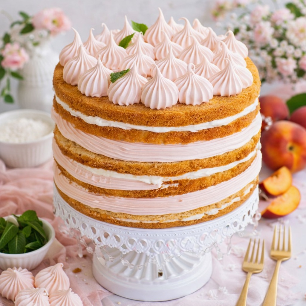 Russian Peach Cake - PP934 Thumb Russian Peach Cake