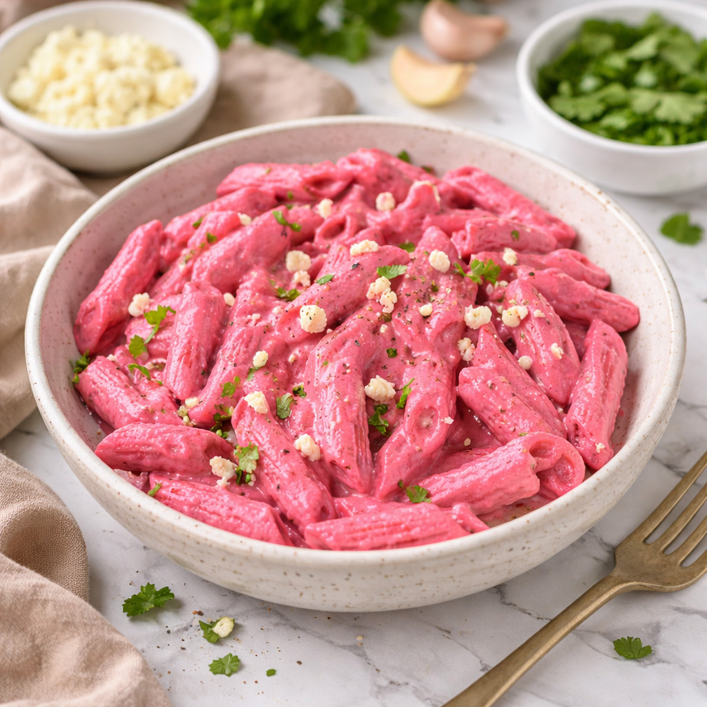 Creamy Beetroot Sauce Pasta - PP1005 Thumb Creamy Beetroot Sauce Pasta