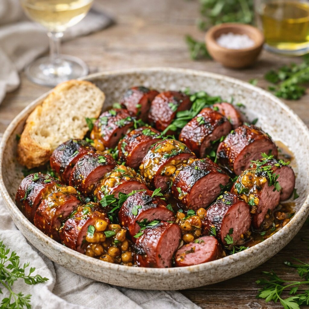 Irresistible Mustard Hasselback Kielbasa - PP937 Thumb Irresistible Mustard Hasselback Kielbasa