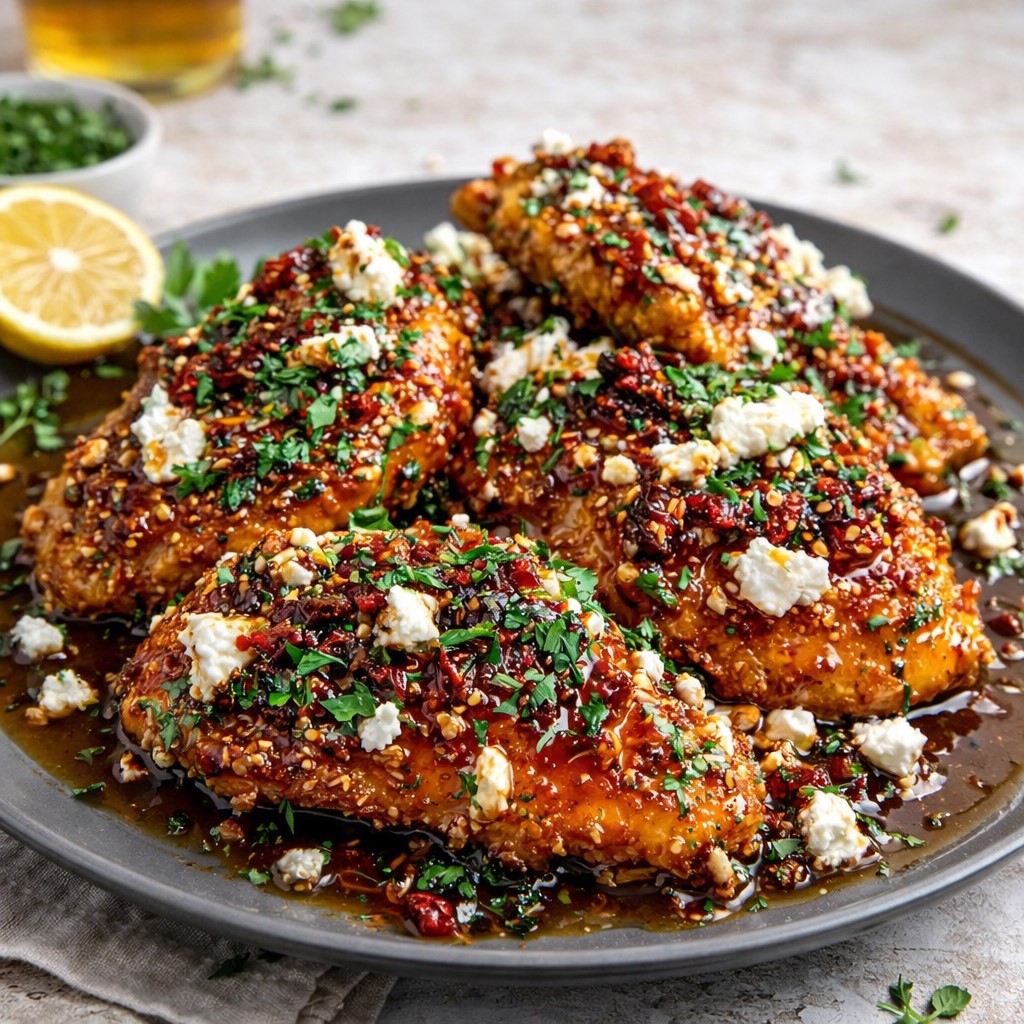 Easy Hot Honey Feta Chicken