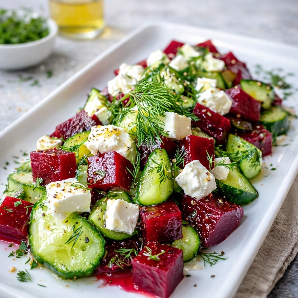 Vibrant Beet Salad With Feta And Cucumbers - PP947 Thumb Vibrant Beet Salad With Feta And Cucumbers