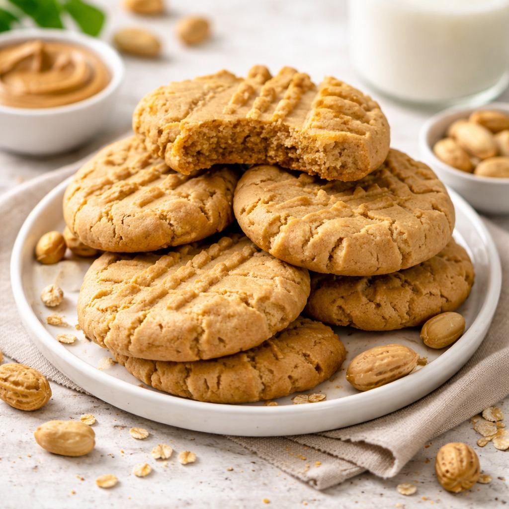 Soft Classic Peanut Butter Cookies