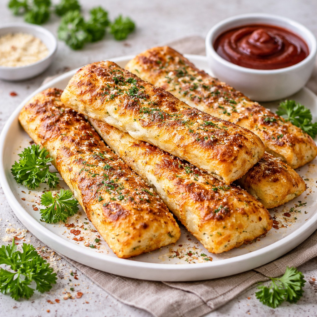 Crispy Sourdough Cheesy Breadsticks - PP977 Thumb Crispy Sourdough Cheesy Breadsticks