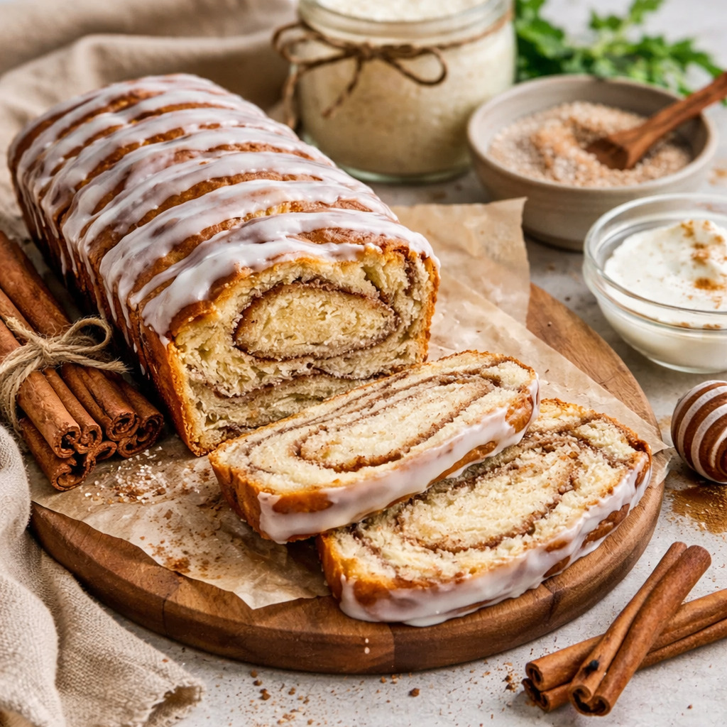 Soft Sourdough Discard Cinnamon Bread - PP979 Thumb Soft Sourdough Discard Cinnamon Bread