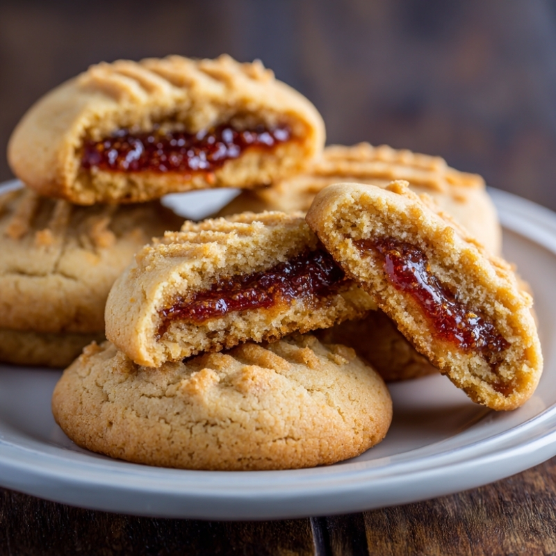PB&J Stuffed Cookies - PP1007 Thumb PBJ Stuffed Cookies