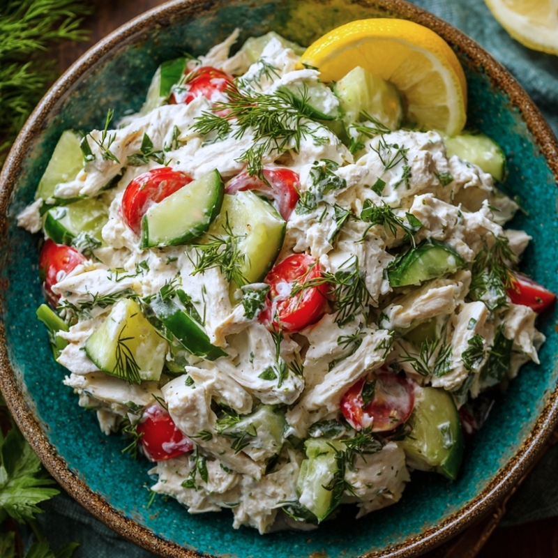 Creamy Tzatziki Chicken Salad - PP1008 Thumb Tzatziki Chicken Salad