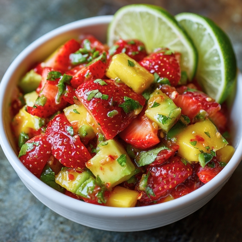 Avocado Strawberry Mango Salsa - PP1010 Thumb Avocado Strawberry Mango Salsa