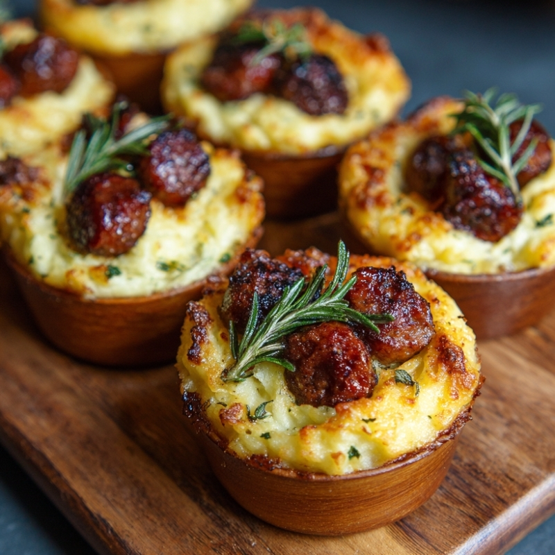 Crispy Bangers & Mash Cups - PP1024 Thumb Crispy Bangers Mash Cups